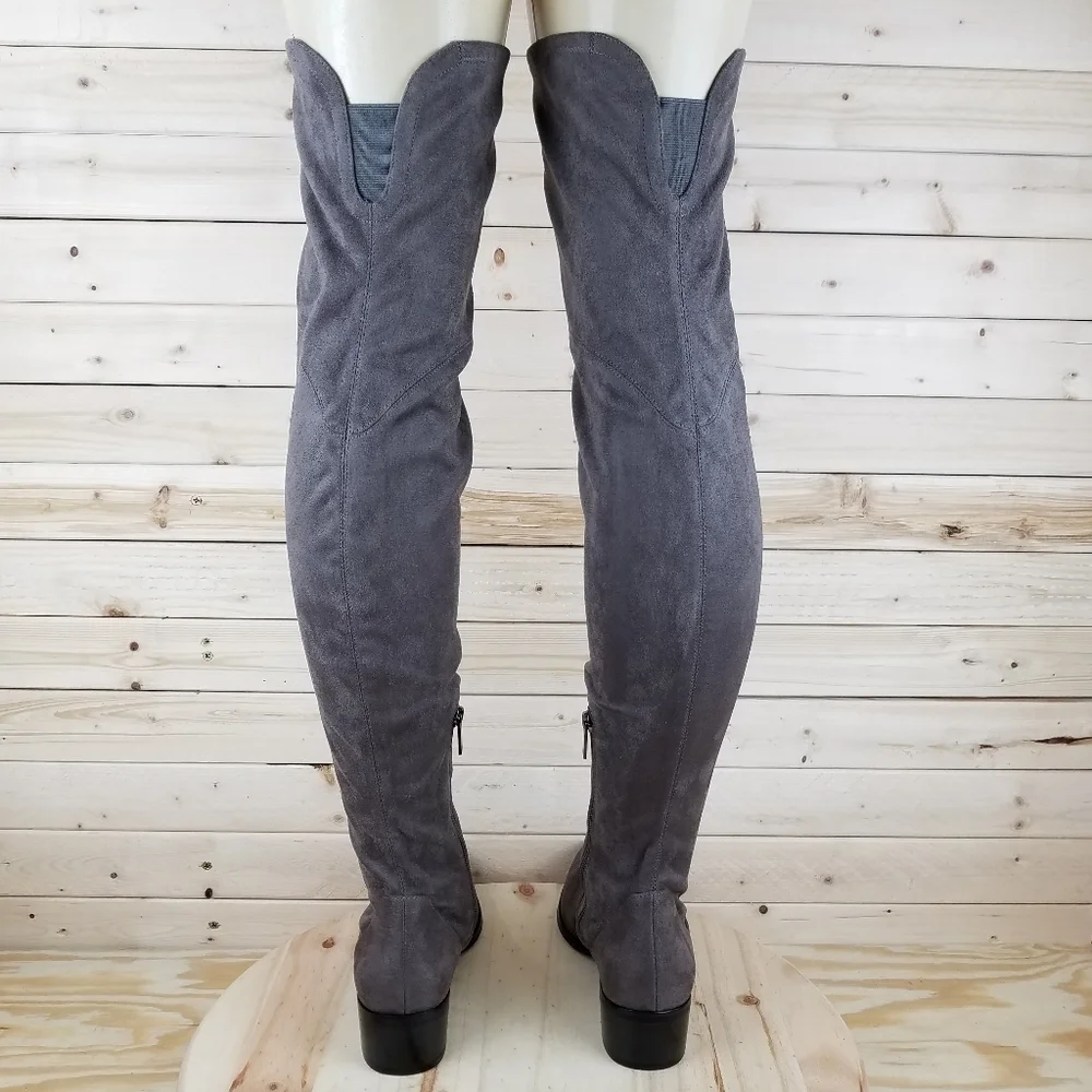 Marc Fisher Ltd Yakira Over the Knee Tall Boots Women's 6 US Pointed Toe Zip NEW